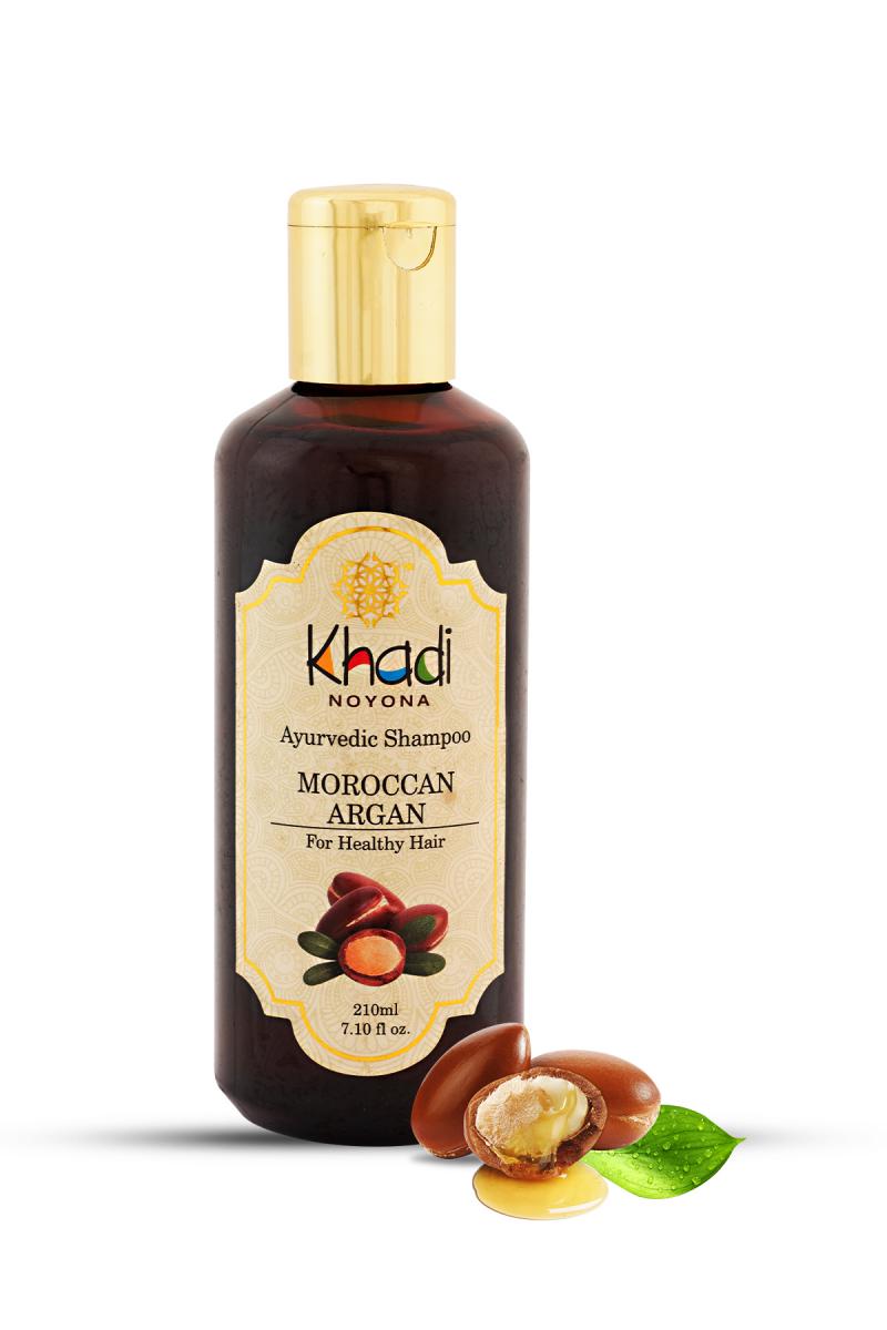 Khadi Noyona Ayurvedic Moroccan Argan Shampoo - 210ml