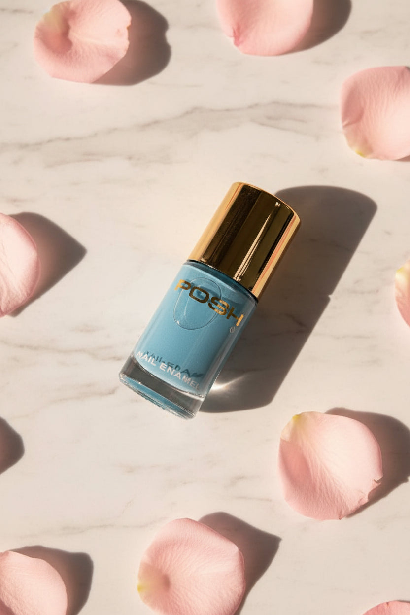 Posh Long-lasting Shine High Gloss Nail Polish - 9ml (Baby Blue)