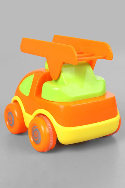 Pull Back Cartoon Vehicle Fun Trucks Toys - 4 Piece Set