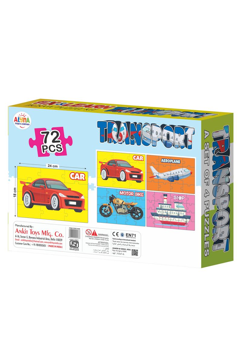 Kid's Fix N Learn Transport Jigsaw Puzzle Kit