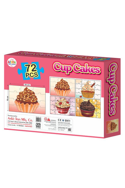 Fix N Learn Cupcake Jigsaw Puzzle Kit For Kids - Pack of 1