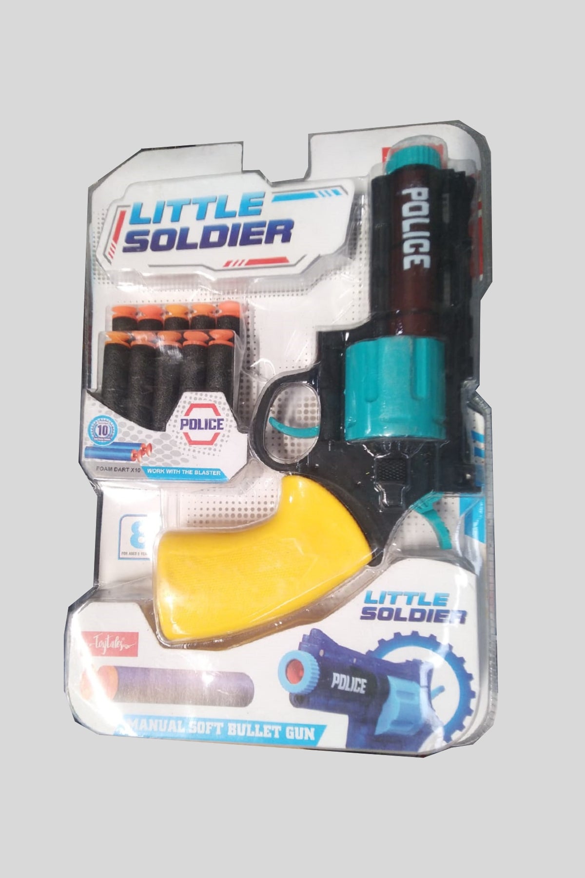 SST Little Soldier Police Gun For Kids (Yellow) - Pack of 1