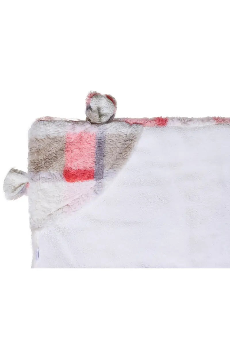 Ultra Soft & Stretchy Fabric with Hooded Baby Blanket (Pink)
