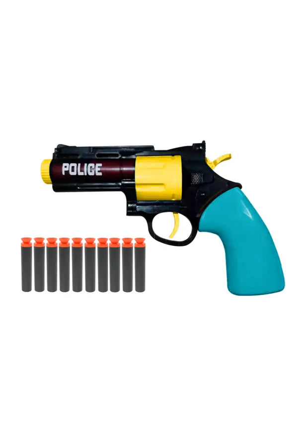 SST Little Soldier Police Gun For Kids (Teal) - Pack of 1