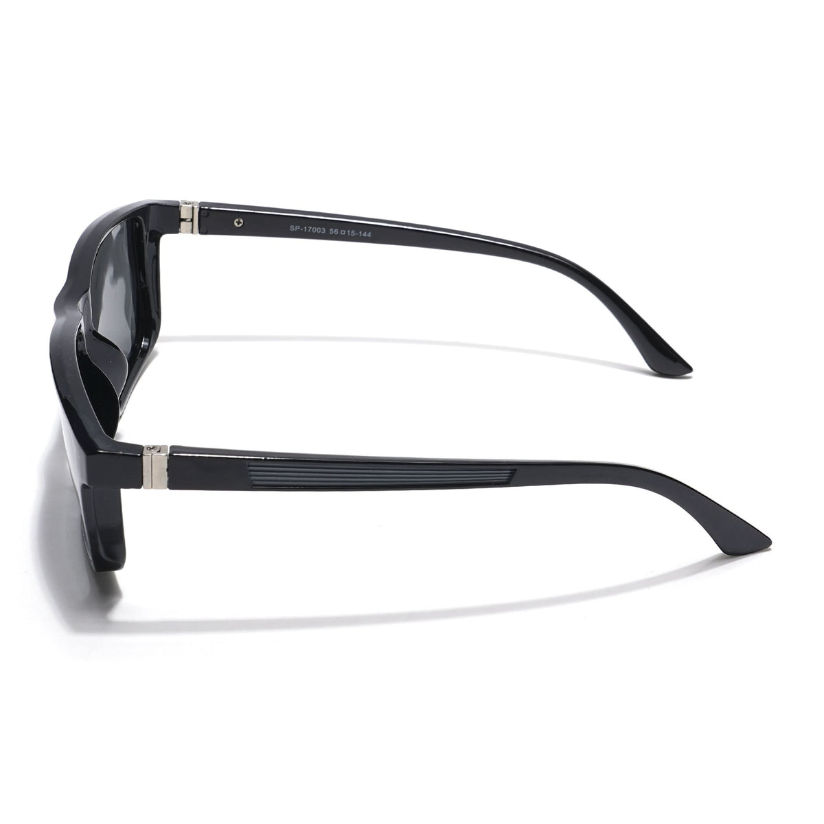 Eyejack Grey Rectangle Sunglasses for Men and Women - Style L749 - view 6