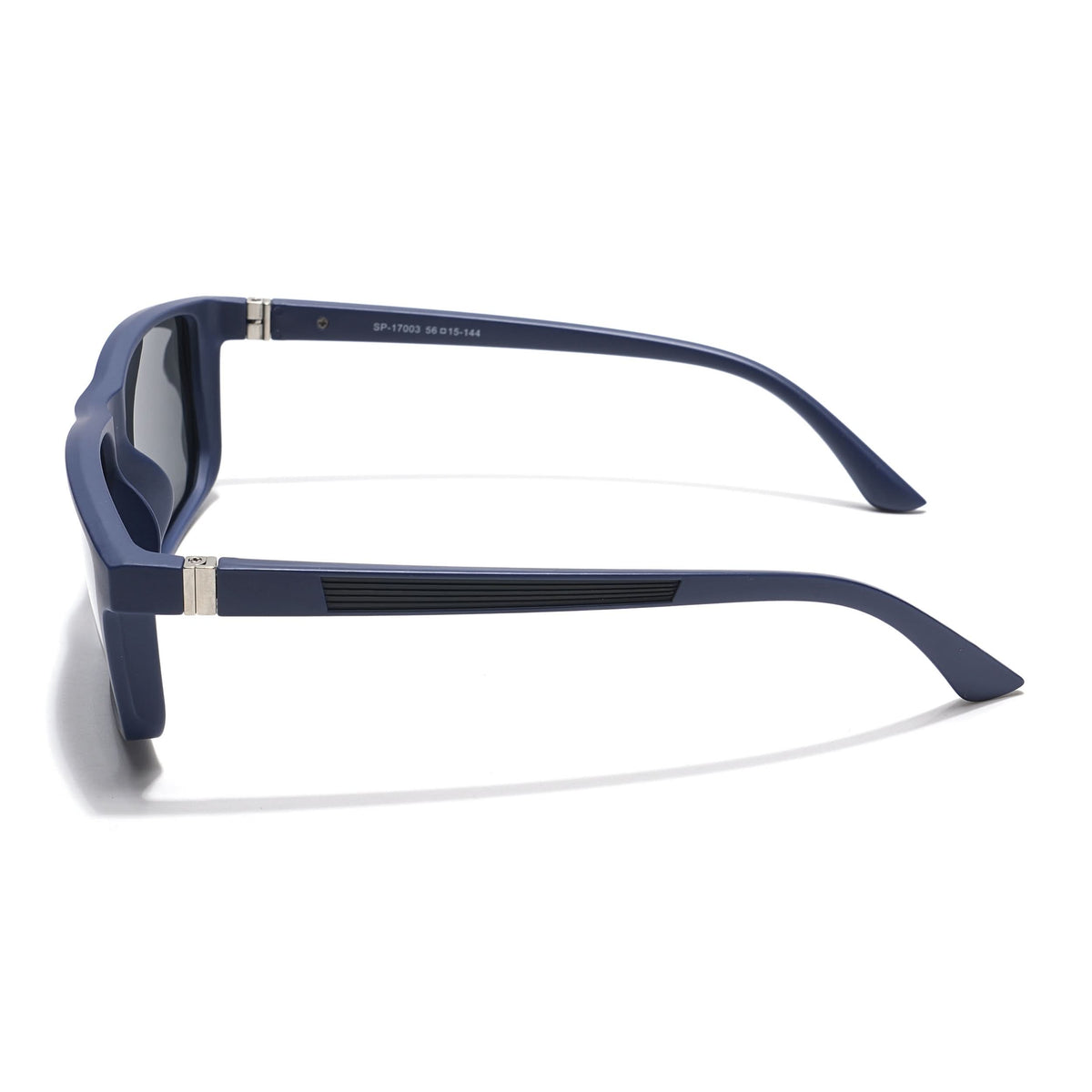 Eyejack Navy Blue Rectangle Sunglasses for Men and Women - view 6