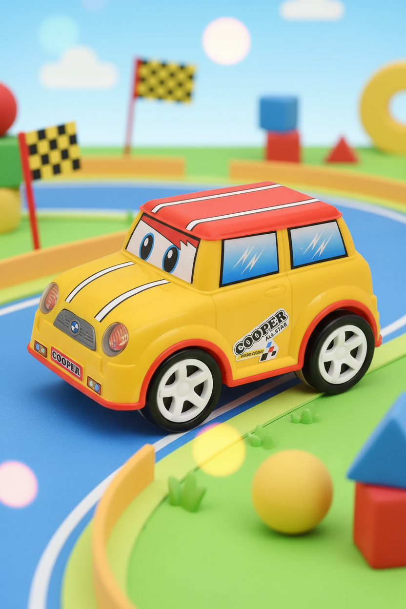 Playtone Cooper Pull Back Car Toy - Pack of 1