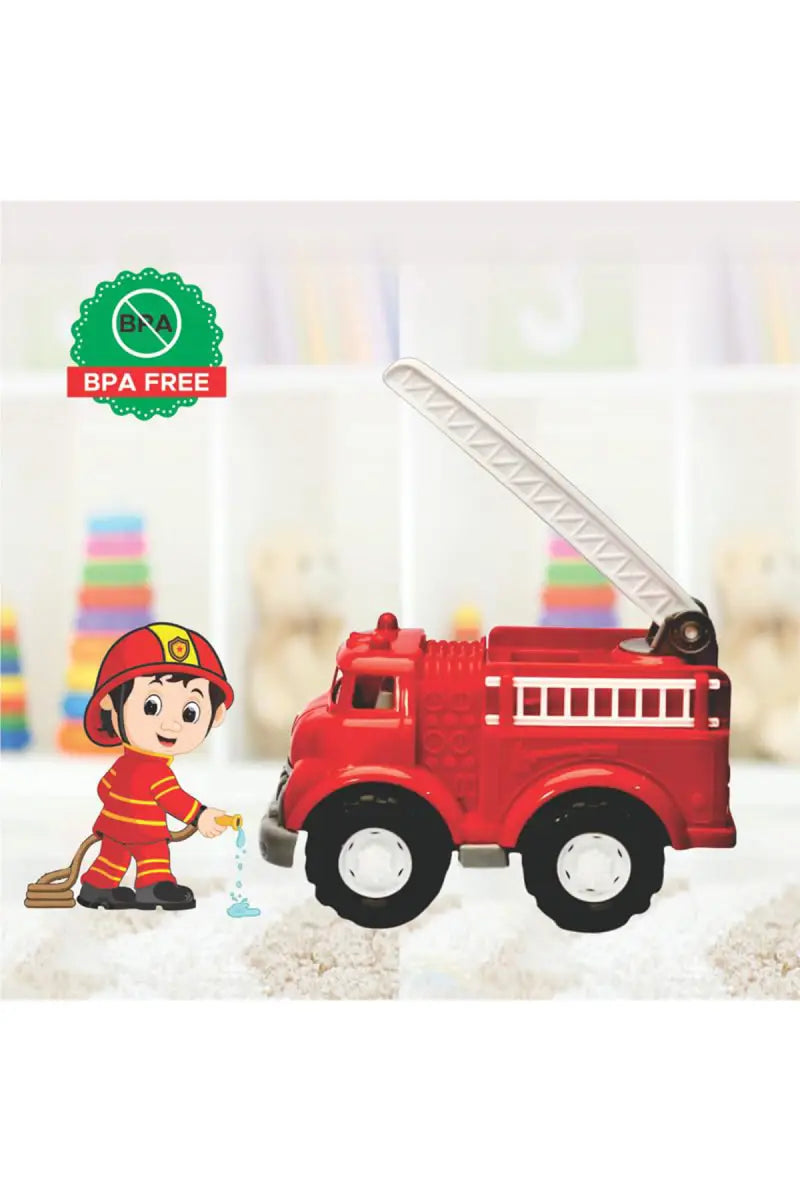 Friction Power Fire Truck Push & Go Toy