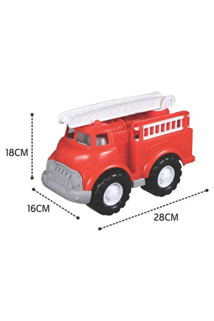 Friction Power Fire Truck Push & Go Toy