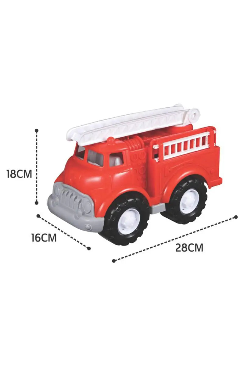 Friction Power Fire Truck Push & Go Toy