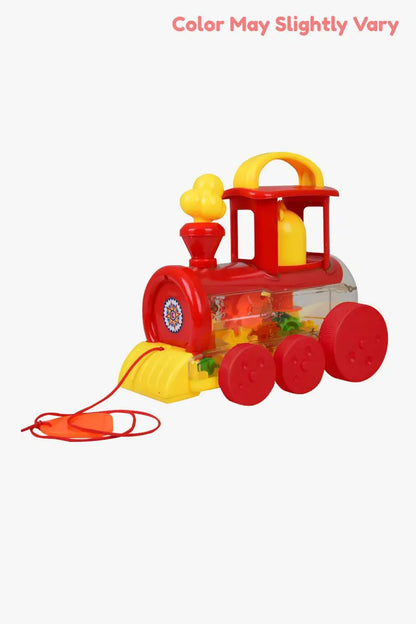 Lovely Toys Steam Loco Pull Along Toy - ( Color May Vary )