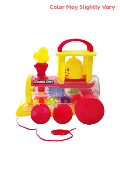 Lovely Toys Steam Loco Pull Along Toy - ( Color May Vary )
