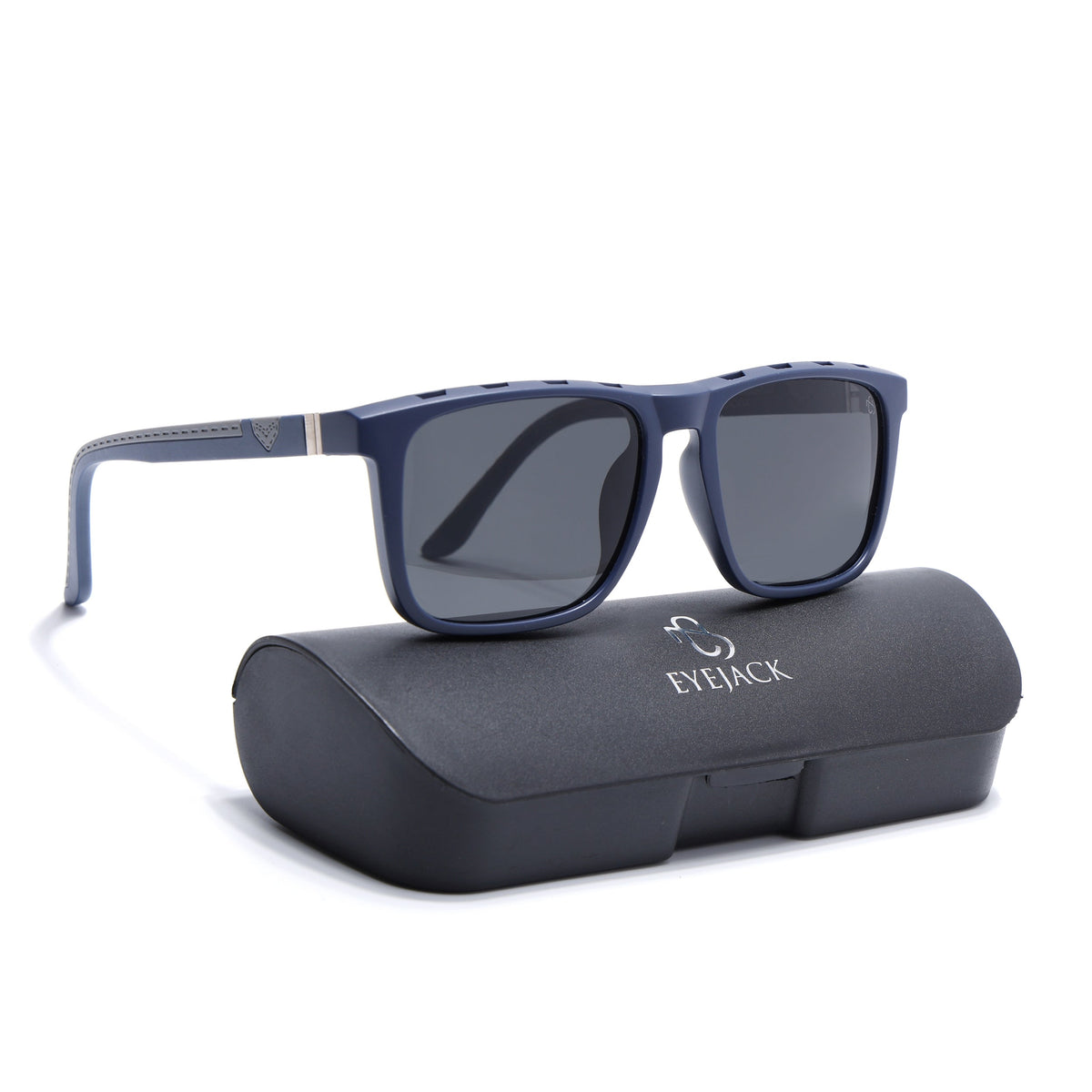 Eyejack Blue Wayfarer Sunglasses for Men and Women - Style 2136 - with box packaging