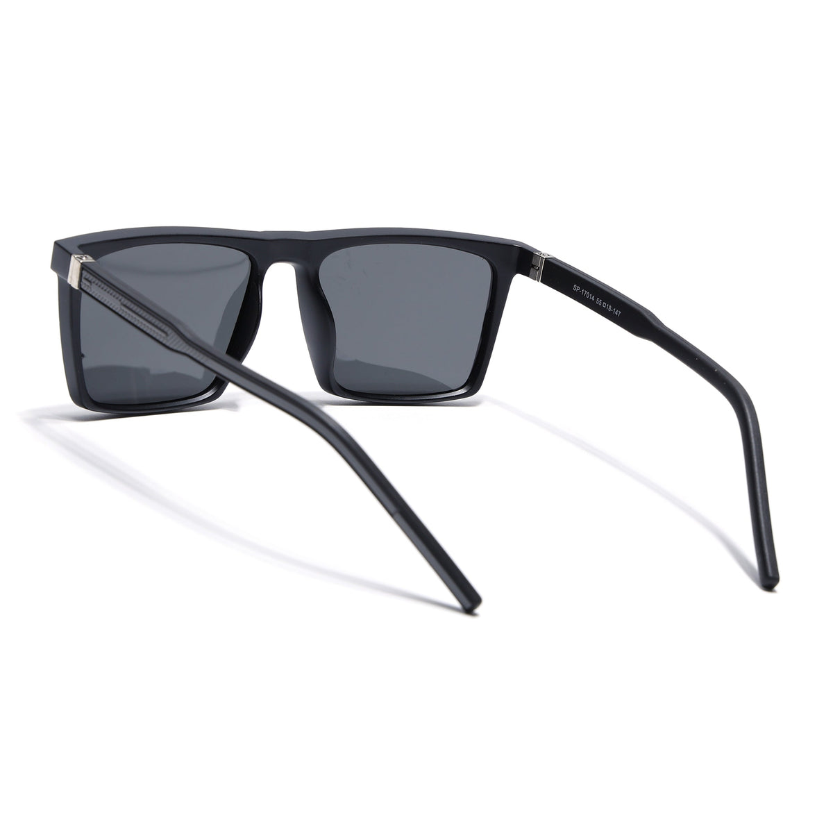 Eyejack Black Square Sunglasses for Men and Women - Style L766 - view 6