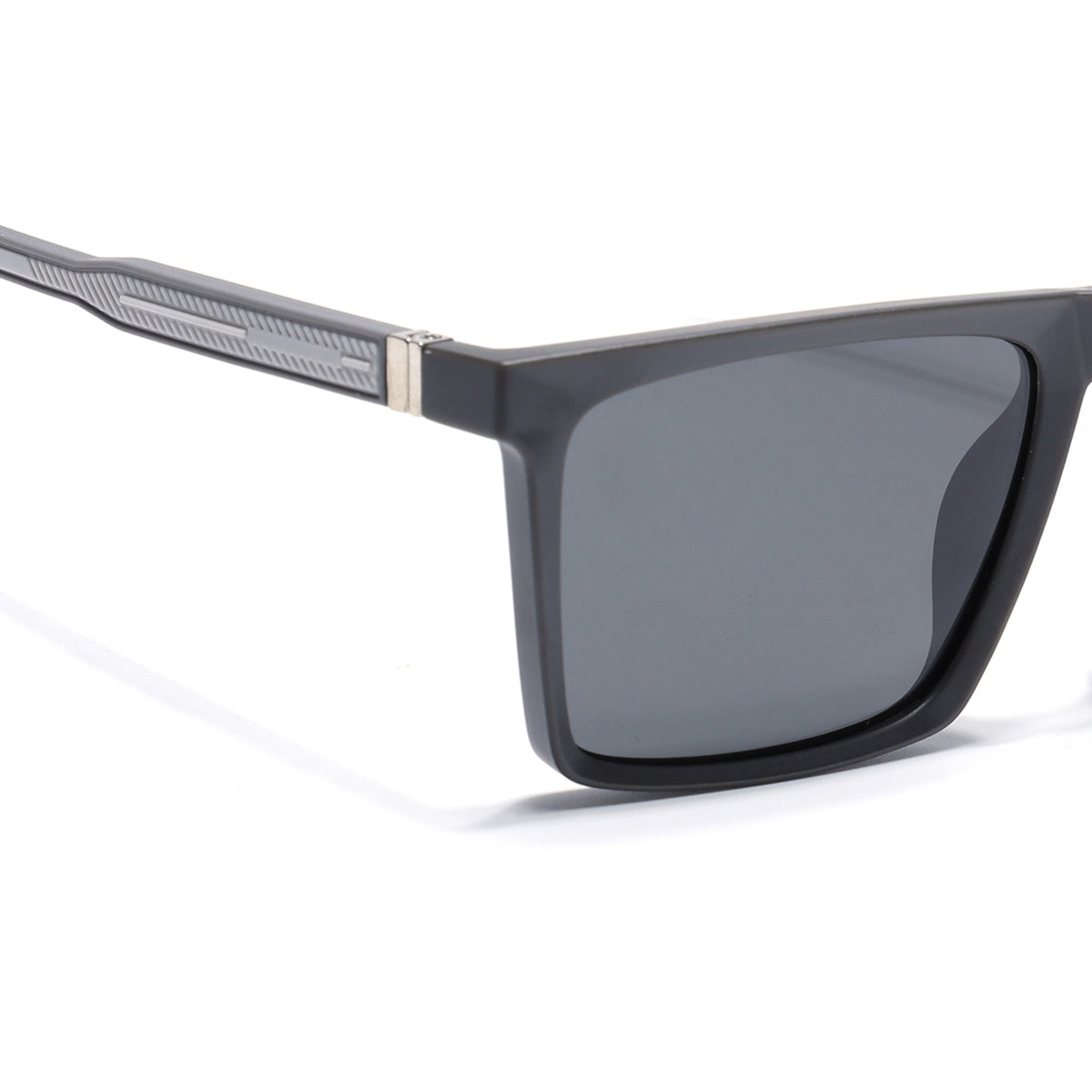 Eyejack Grey Square Sunglasses for Men and Women - Style L767 - view 5