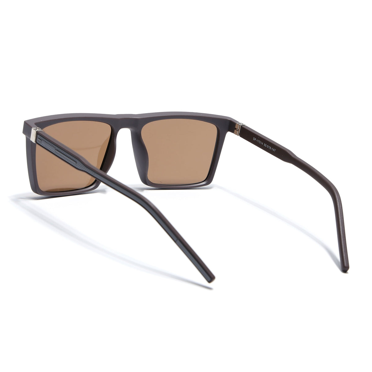 Eyejack Brown Square Sunglasses for Men and Women - Style L769 - view 8