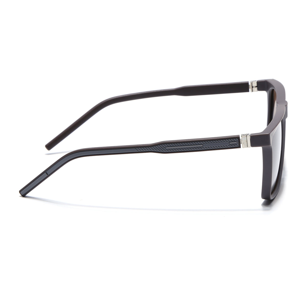 Eyejack Brown Square Sunglasses for Men and Women - Style L769 - view 9