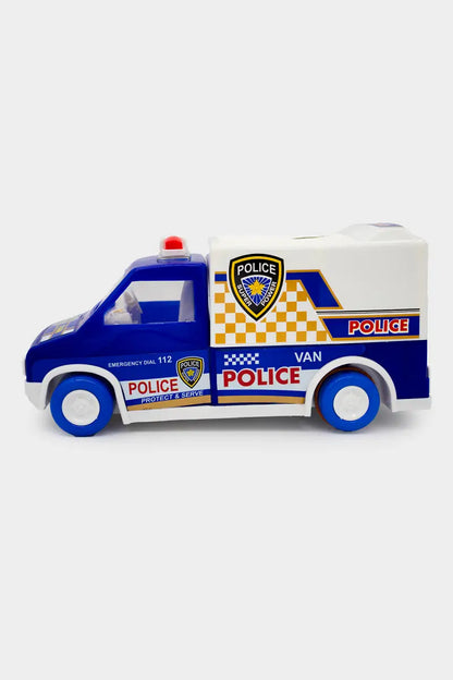 Police Van Friction Power Toy for Kids (Multicolor)