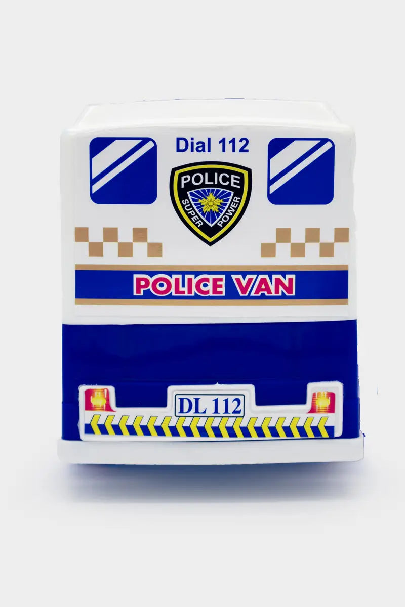 Police Van Friction Power Toy for Kids (Multicolor)