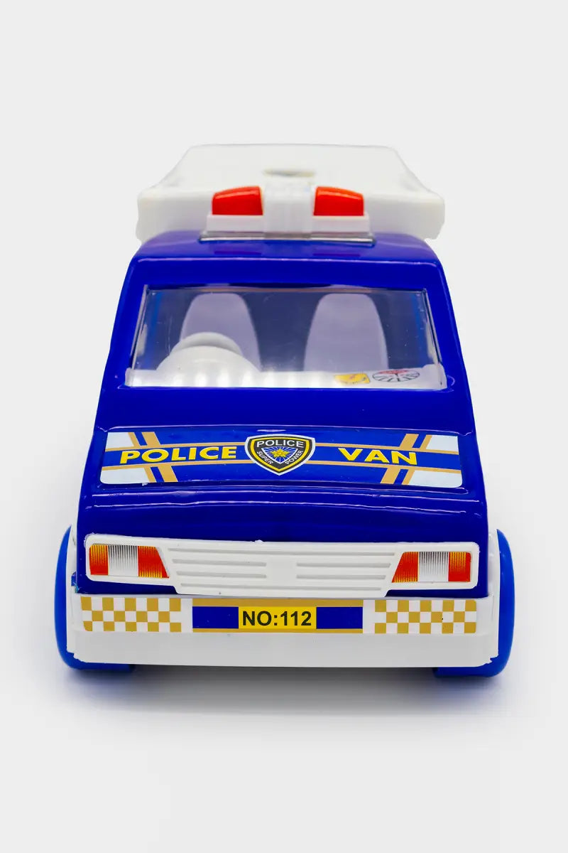 Police Van Friction Power Toy for Kids (Multicolor)