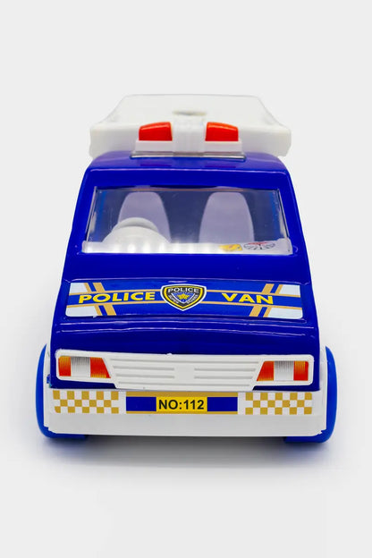 Police Van Friction Power Toy for Kids (Multicolor)