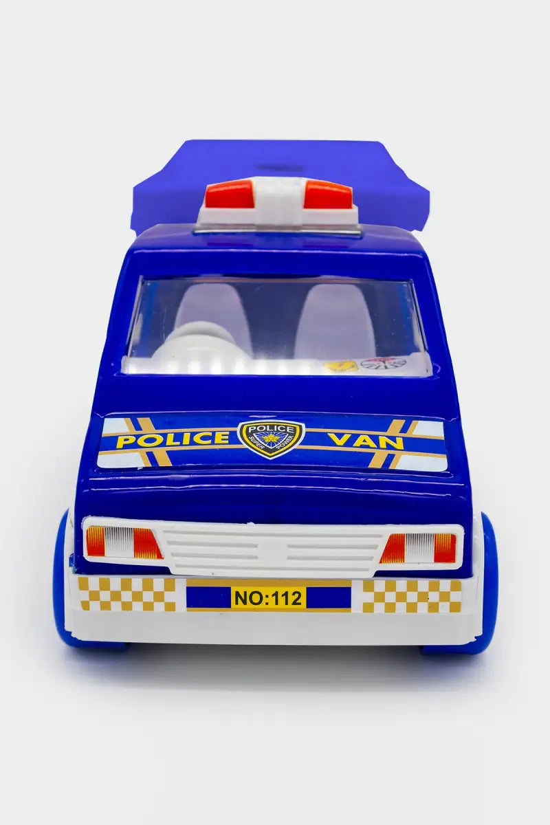 Police Van Friction Power Toy for Kids (Blue)