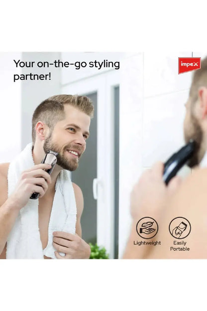Impex GK-401 10 in 1 Grooming Trimmer Kit - Black (Pack of 1)