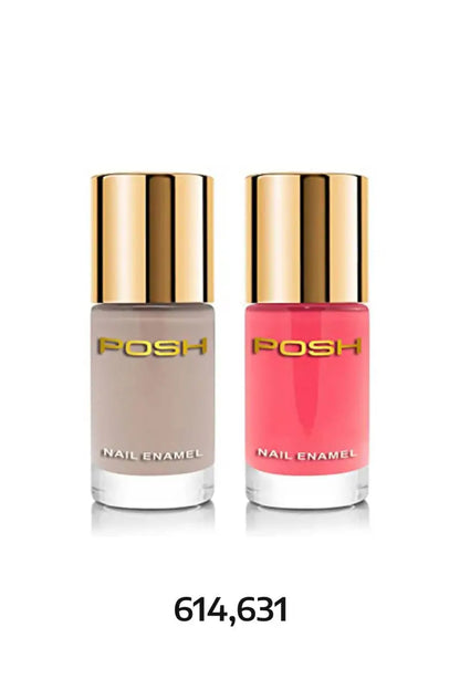 Posh High Gloss Toxin Free Nail Polish - 9 ml x 2 Pcs