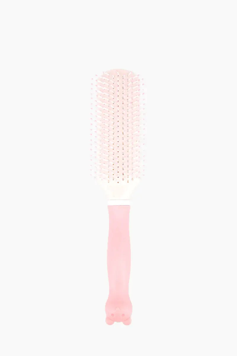 Flat Detangling Brush (Pink)- Pack of 1