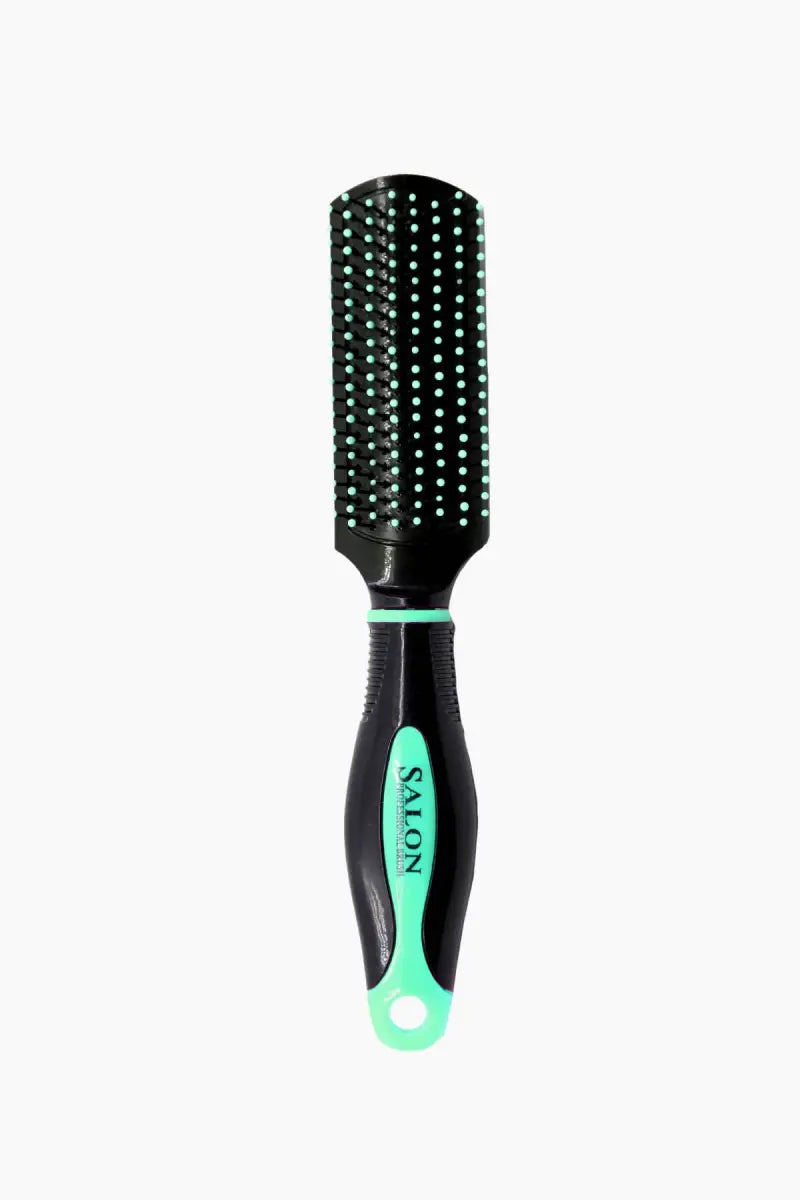 Ball Tipped Flat Hair Brush (Multicolor) - Pack of 1