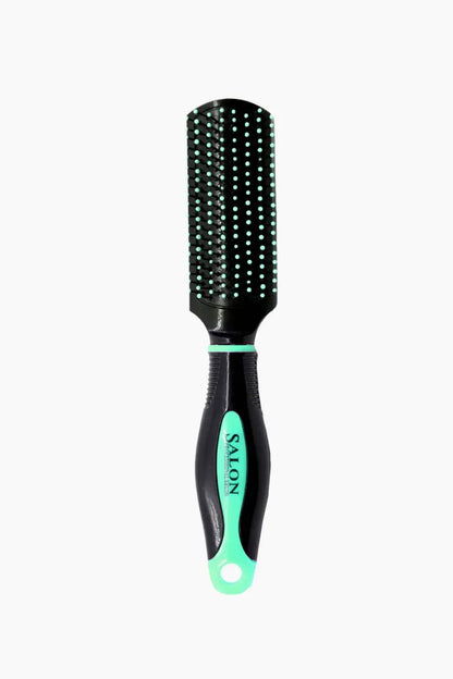 Ball Tipped Flat Hair Brush (Multicolor) - Pack of 1