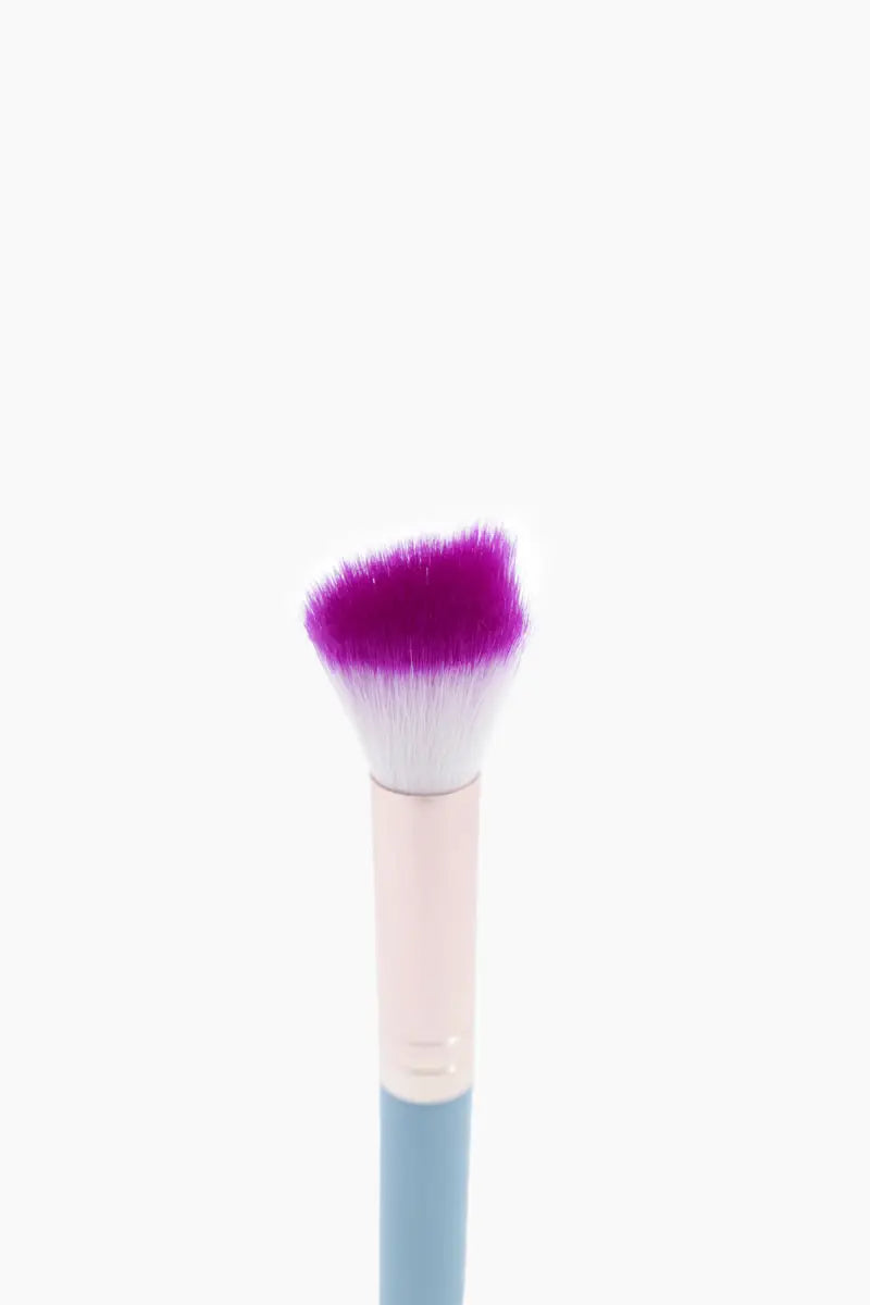 Makeup Brush Set (Baby Blue) - Pack of 5