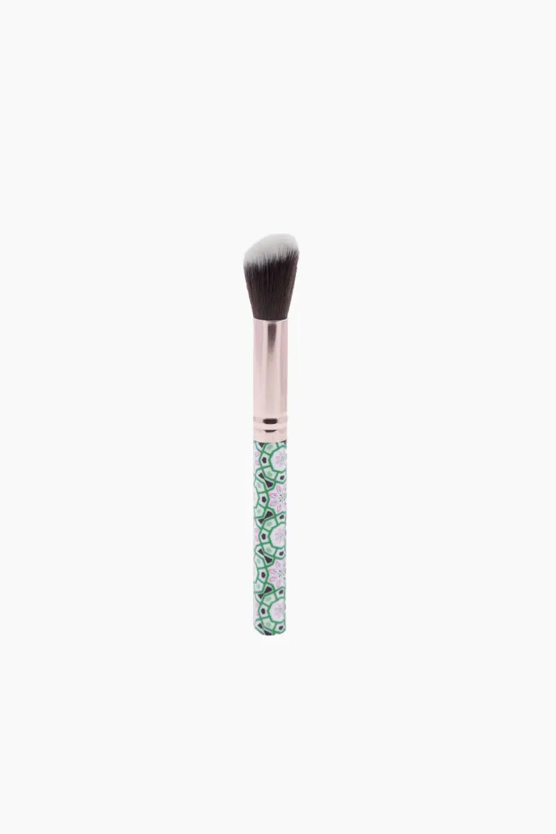 Makeup Brush Set (Green) - Pack of 5