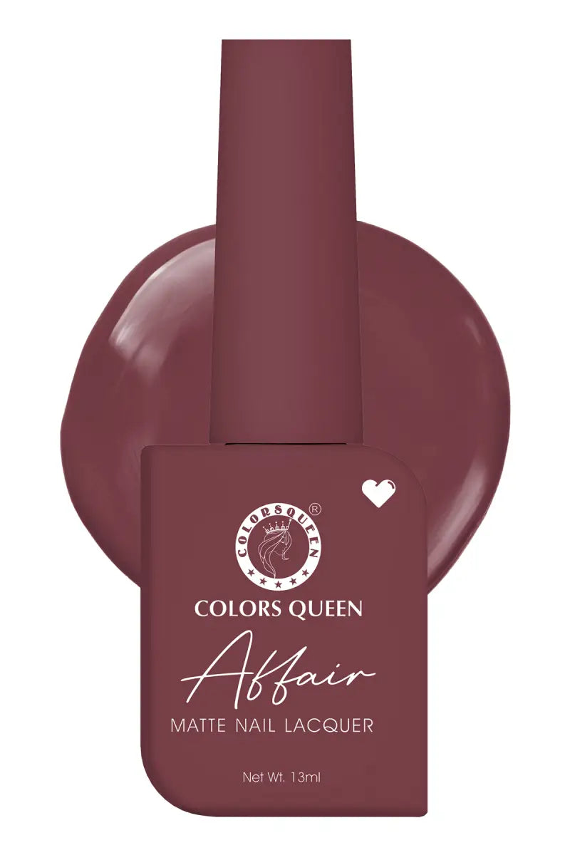 Colors Queen Affair Matte Nail Laquer Nail Polish - 13ml (Shade 03)