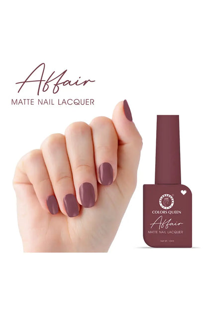 Colors Queen Affair Matte Nail Laquer Nail Polish - 13ml (Shade 03)