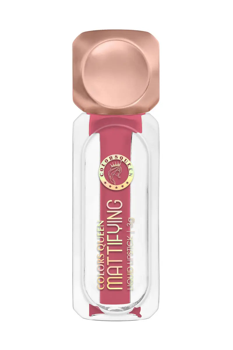 Colors Queen Mattifying Non Transfer Matte Liquid Lipstick - 3g (Po-ppy)