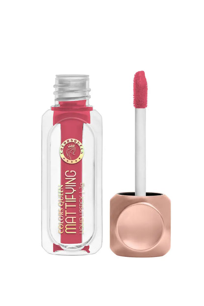Colors Queen Mattifying Non Transfer Matte Liquid Lipstick - 3g (Rust)
