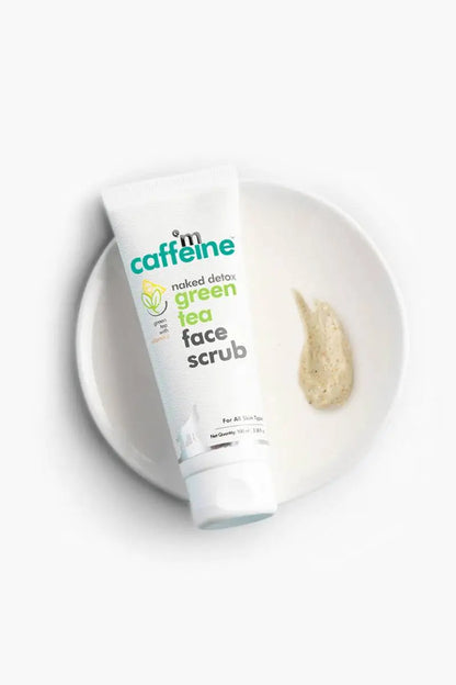 MCaffeine Naked Detox Green Tea Face Scrub - 100g