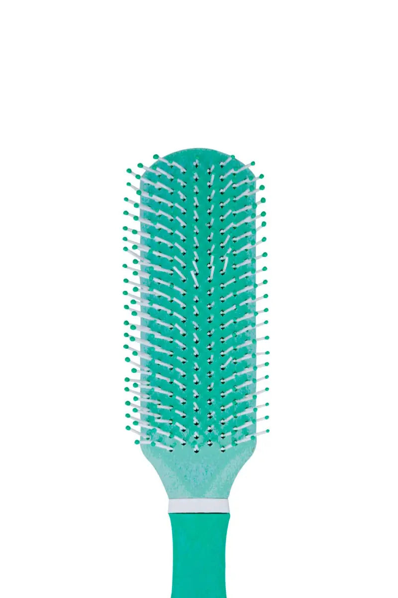 Flat Detangling Brush (Green)- Pack of 1