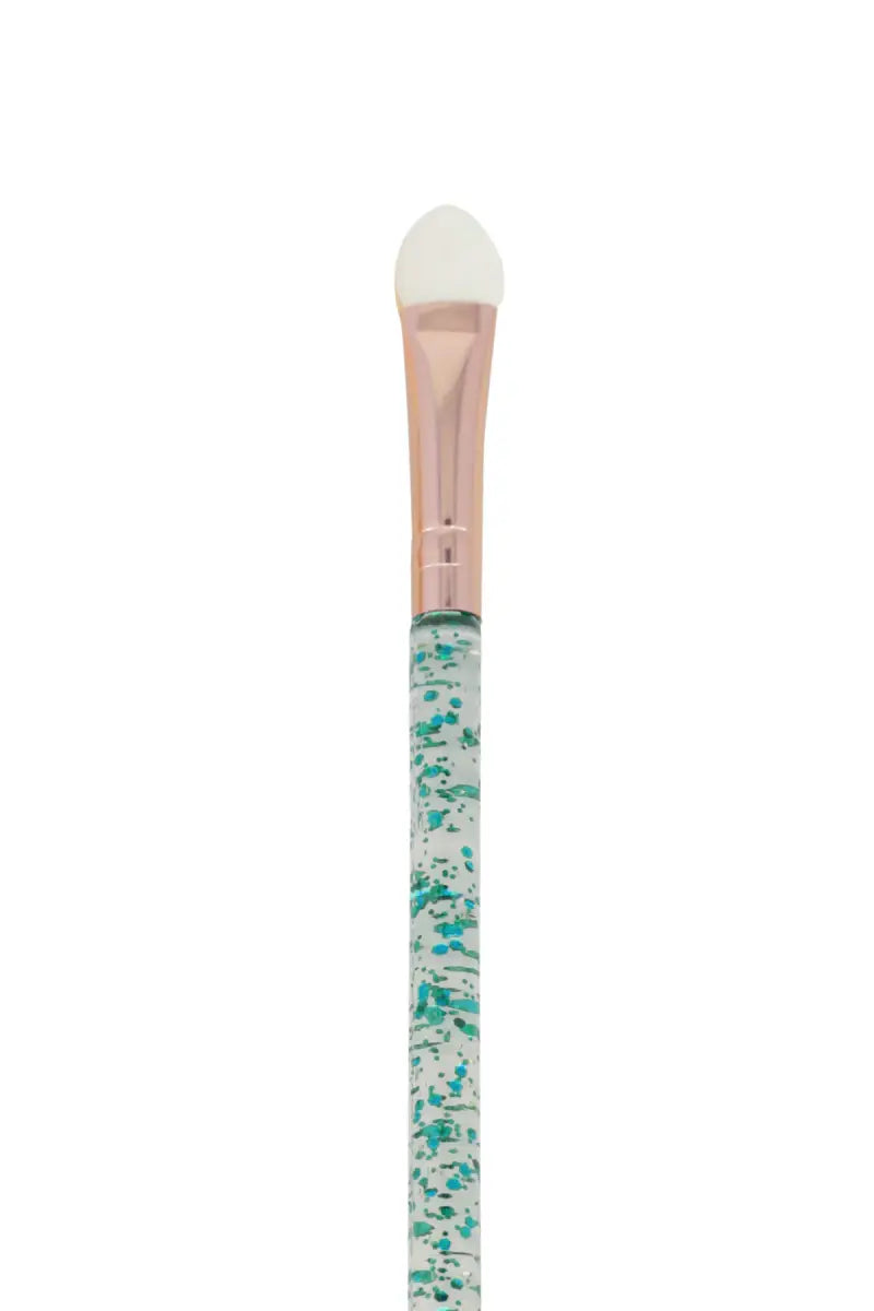 Glitter Makeup Brush Set (Green) - Pack of 5