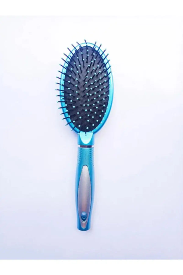 Vivin Flat shaped Plastic Hair Brush (Blue) - Pack of 1