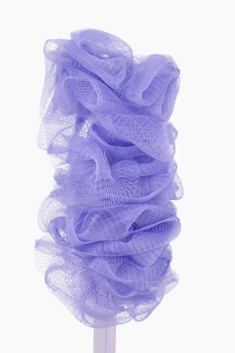Vivin Luxury Long Handle loofah - Purple (Pack of 1)