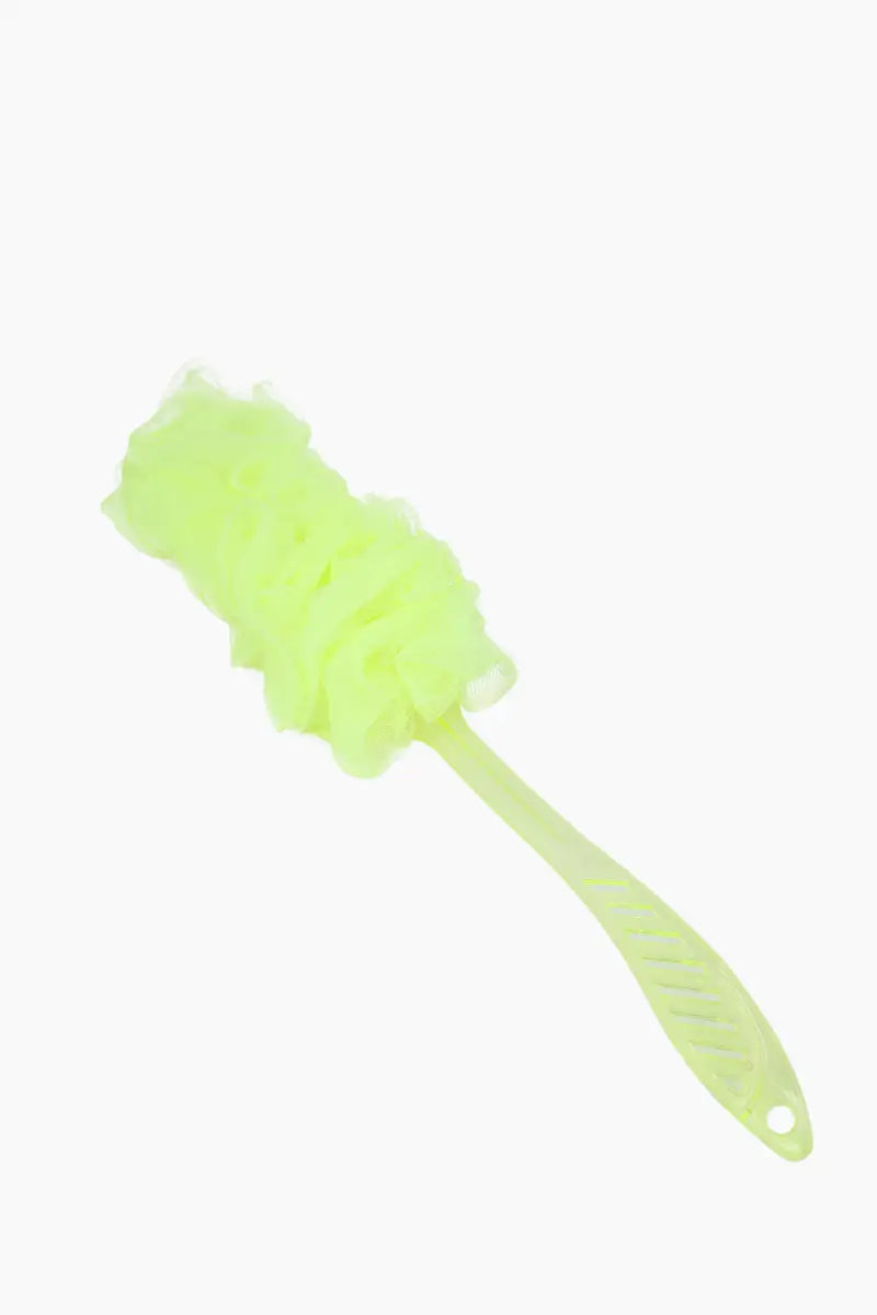 Vivin Luxury Long Handle loofah - Yellow (Pack of 1)