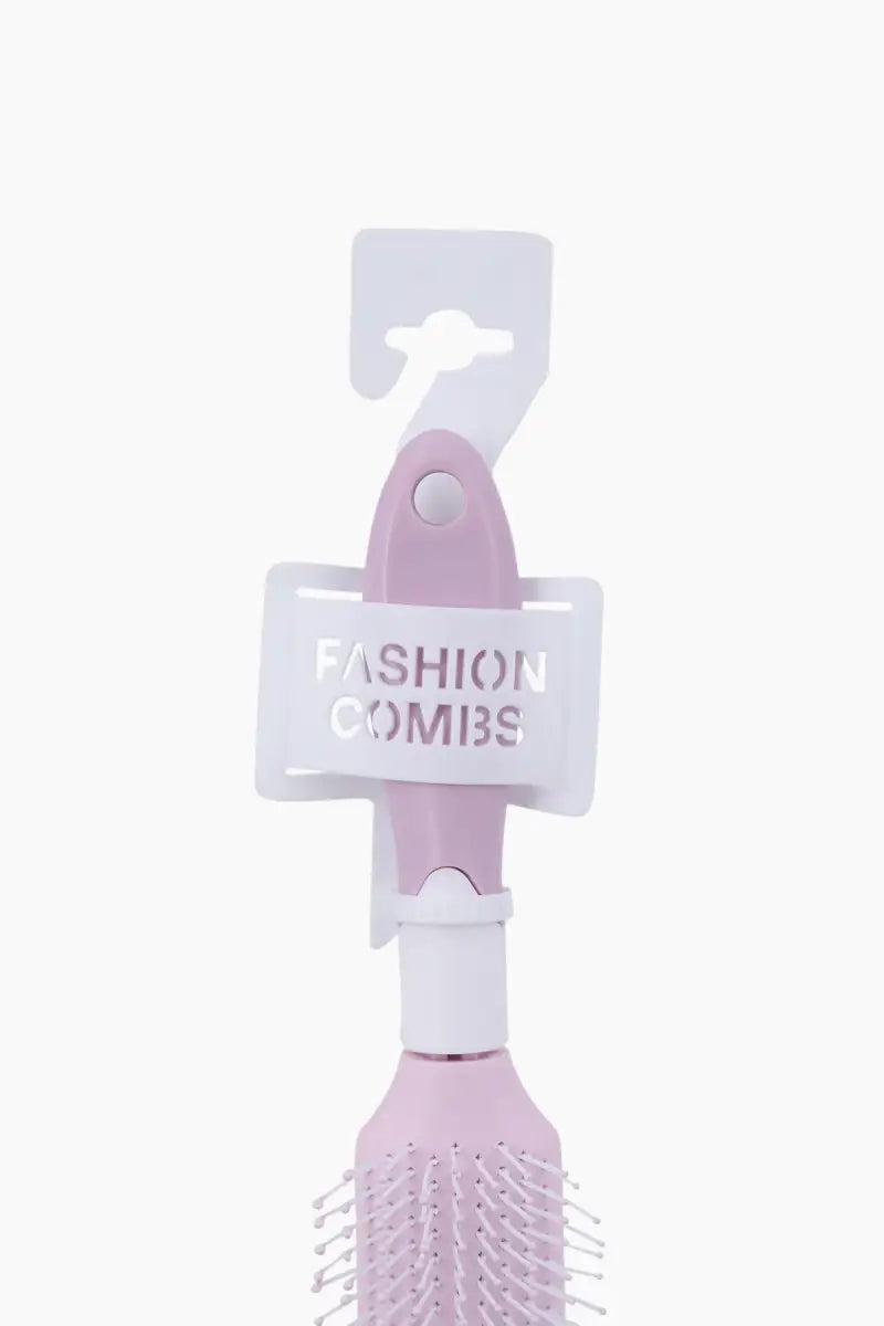 Square Shape Hair Comb/Hair Brush (Light Pink) - Pack of 1