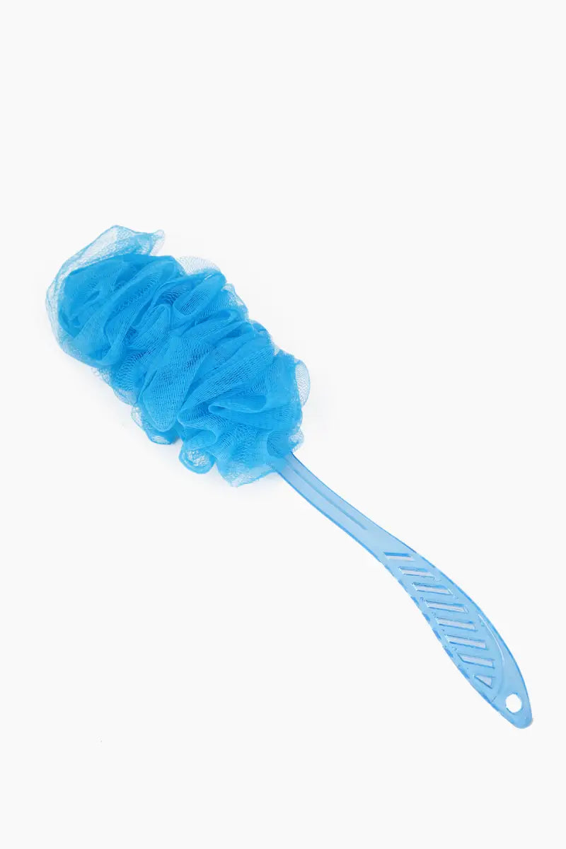 Vivin Long Handle Bath Body Brush Loofa and Shower Sponge (Sky Blue) - Pack Of 1