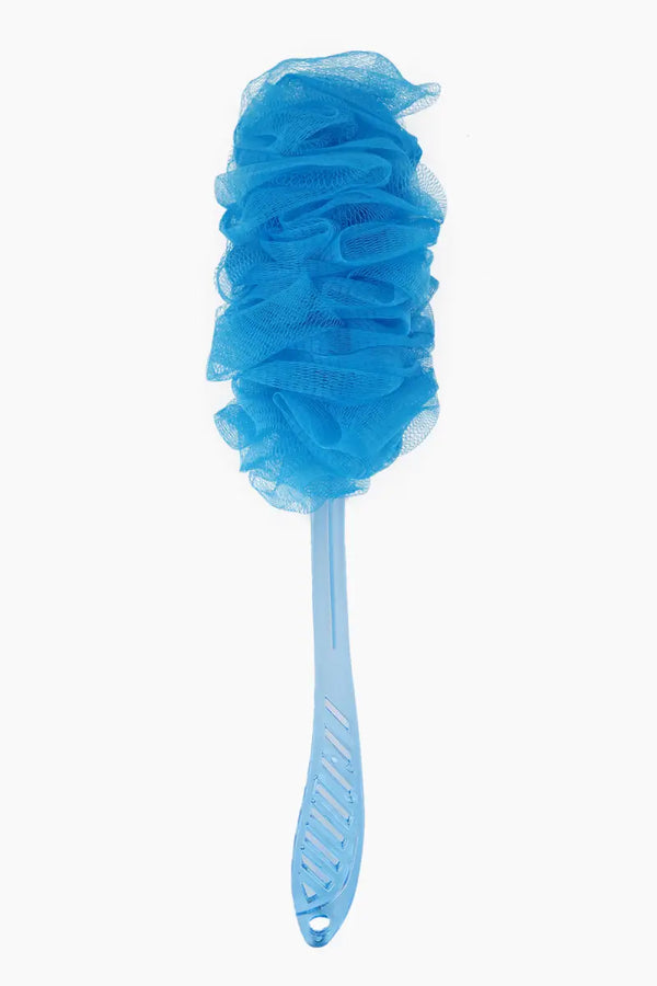 Vivin Long Handle Bath Body Brush Loofa and Shower Sponge (Sky Blue) - Pack Of 1