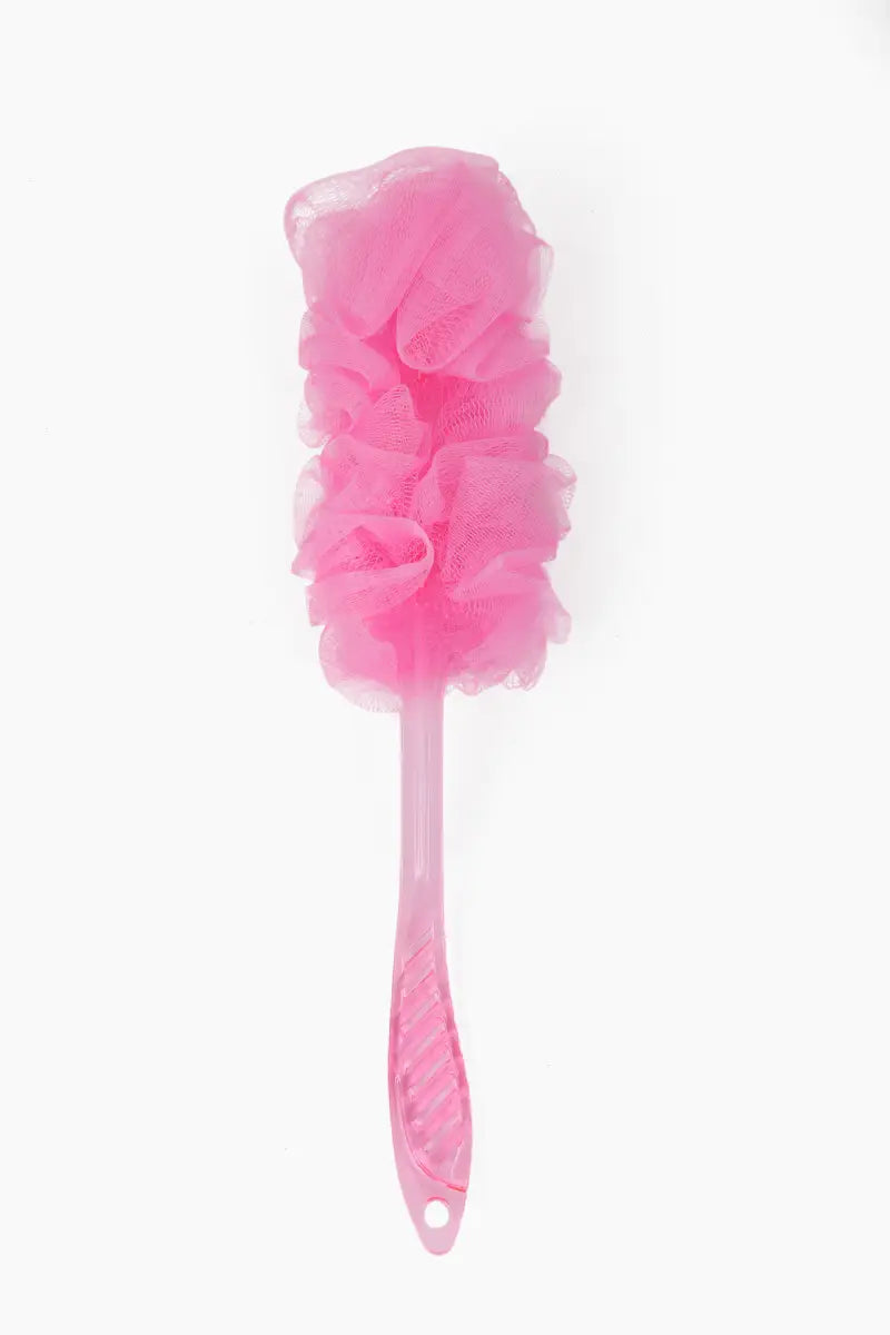 Vivin Luxury Long Handle loofah - Pink (Pack of 1)