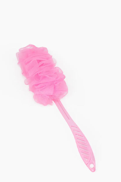 Vivin Luxury Long Handle loofah - Pink (Pack of 1)