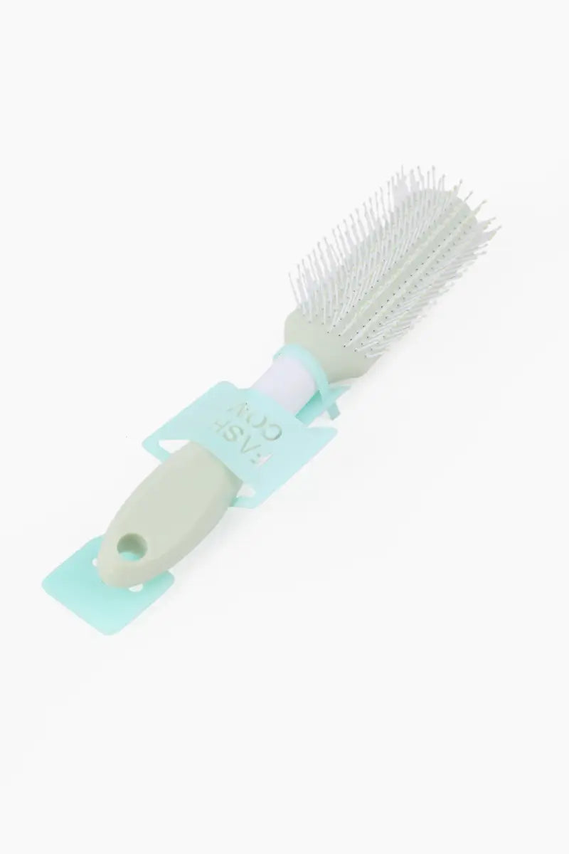 Square Shape Hair Comb/Hair Brush (Pastel Green) - Pack of 1