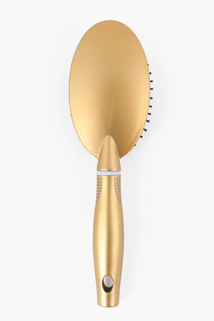 Padded Hair Comb/ Hair Brush (Gold) - Pack of 1